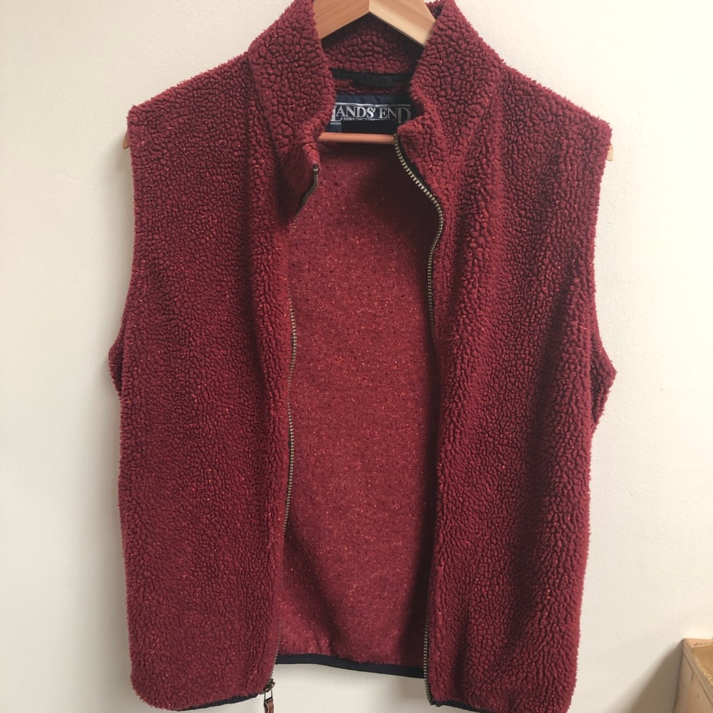 Vintage Land’s End Fleece Vest - Picture 6 of 7